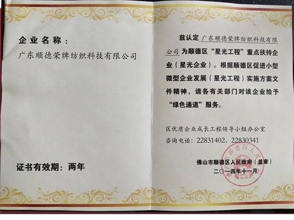 必一·运动(B-Sports)荣获政府重点扶持企业